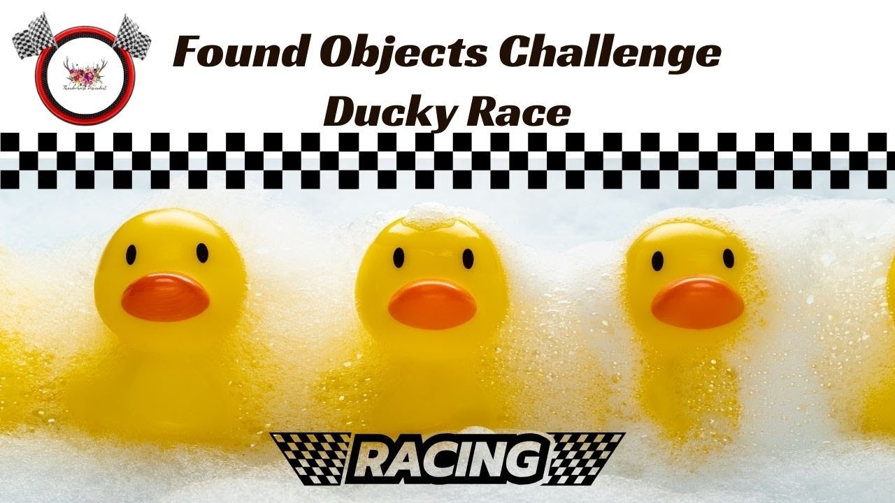 Thunderhorse Descendant's August 2024 Found Objects Challenge Ducky Race: Who Will Quack to Victory?