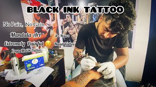 No Pain, No Gain | Hand Tattoo | Mandala Art | Zayn Malik | Extremely Painful | Bleeding |