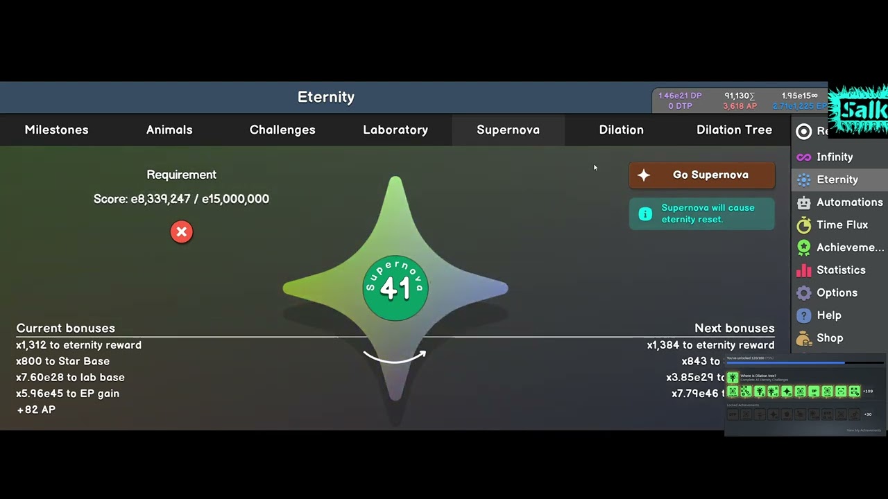 Dilation Tree Revolution Idle Part 19 Unlock Dilation Tree 120 out of 160 ...