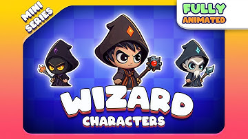 Wizard || 2D Animated Character || Spriter || #2dcharacteranimation #2dcharacter #2dcharacterdesign