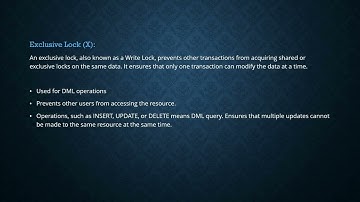 Locking modes in SQL