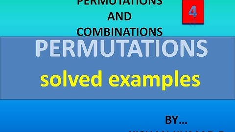 permutations 4.how to find  rank of a word,the number of arrangements according to given conditions