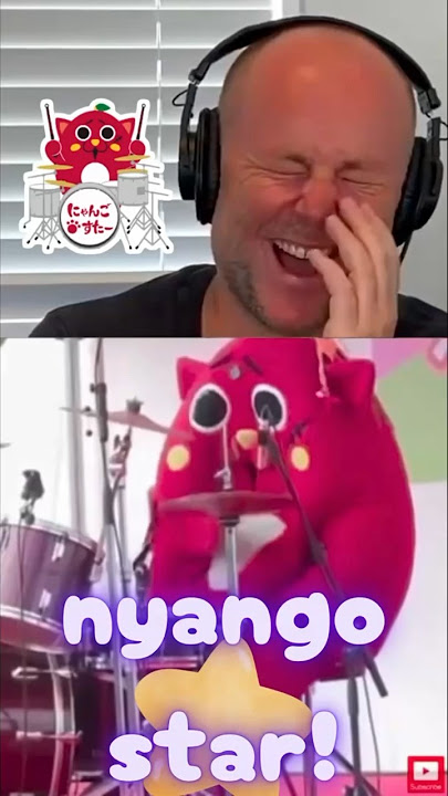 Drummer Overqualified For The job |  Nyango Star! #drummer #funny #reaction 🥁🤣🤘