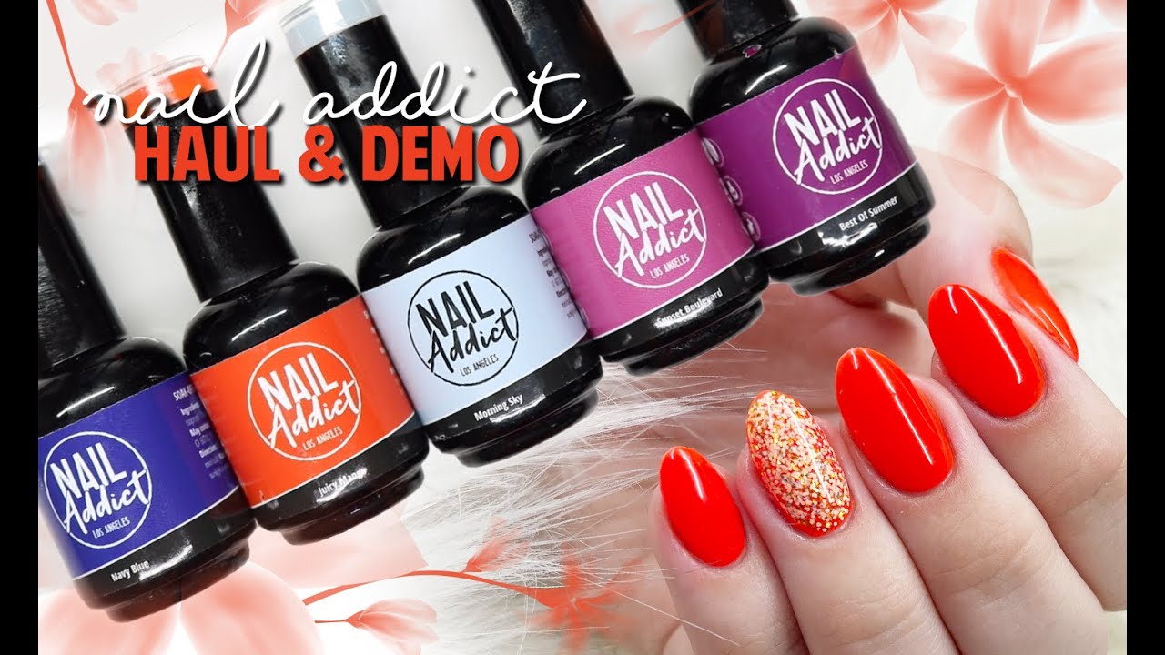 NAIL ADDICT SWATCHES AND GEL POLISH APPLICATION DEMO