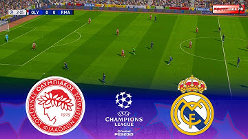 🔴Olympiacos vs Real Madrid - UEFA Champions League 25/26 | Pes 21 Gameplay