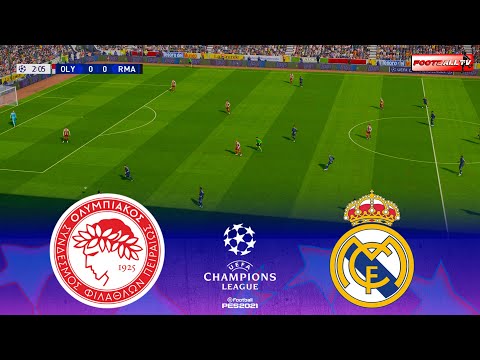 Olympiacos Vs Real Madrid UEFA Champions League 25 26 Pes 21 Gameplay
