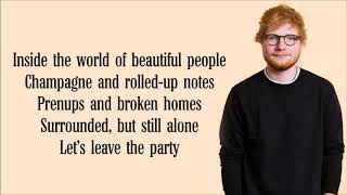 Ed Sheeran -   Beautiful People Lyrics