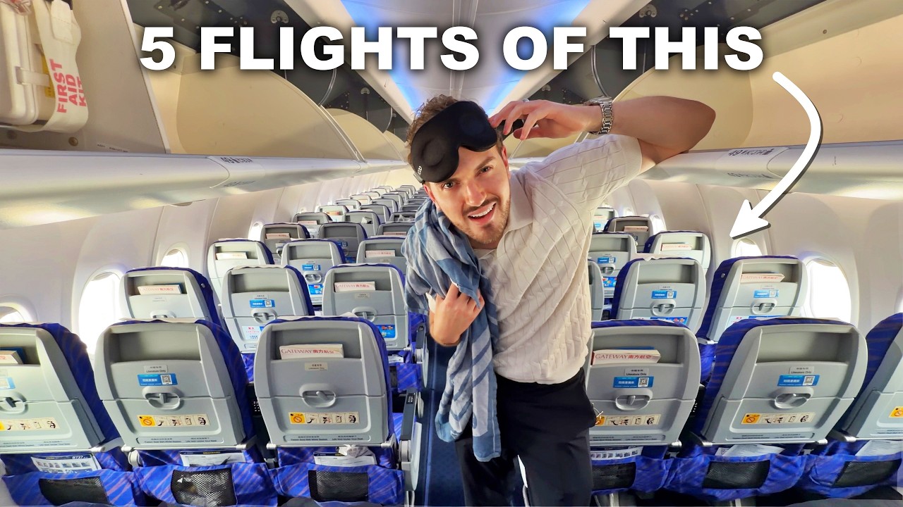 I Took The Cheapest Flight from Asia to Europe (5 Flights, 3 days)