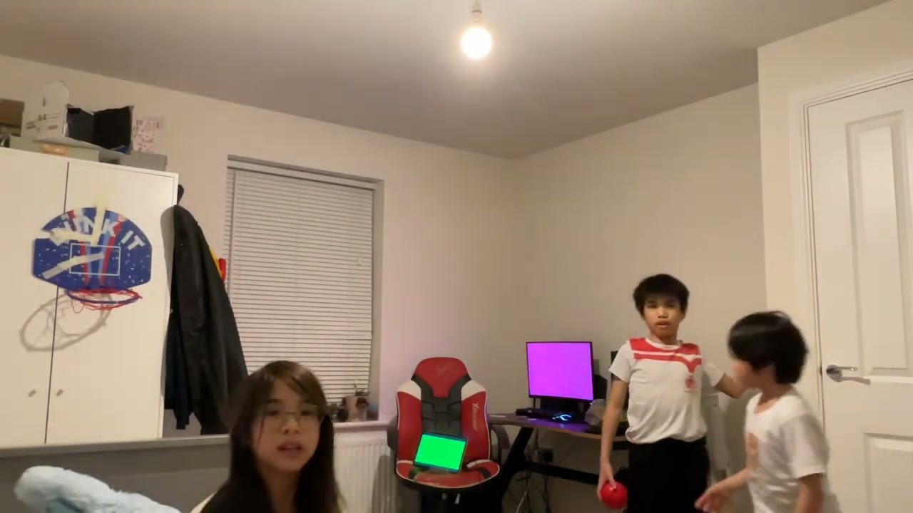 Playing with my cousins