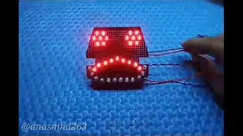 Custom stoplamp supra x 125 model senyum, sedih