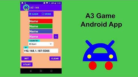 With A3 Game Android App and WLAN a Raspberry Pi controls a Neopixel GameBoard (English).