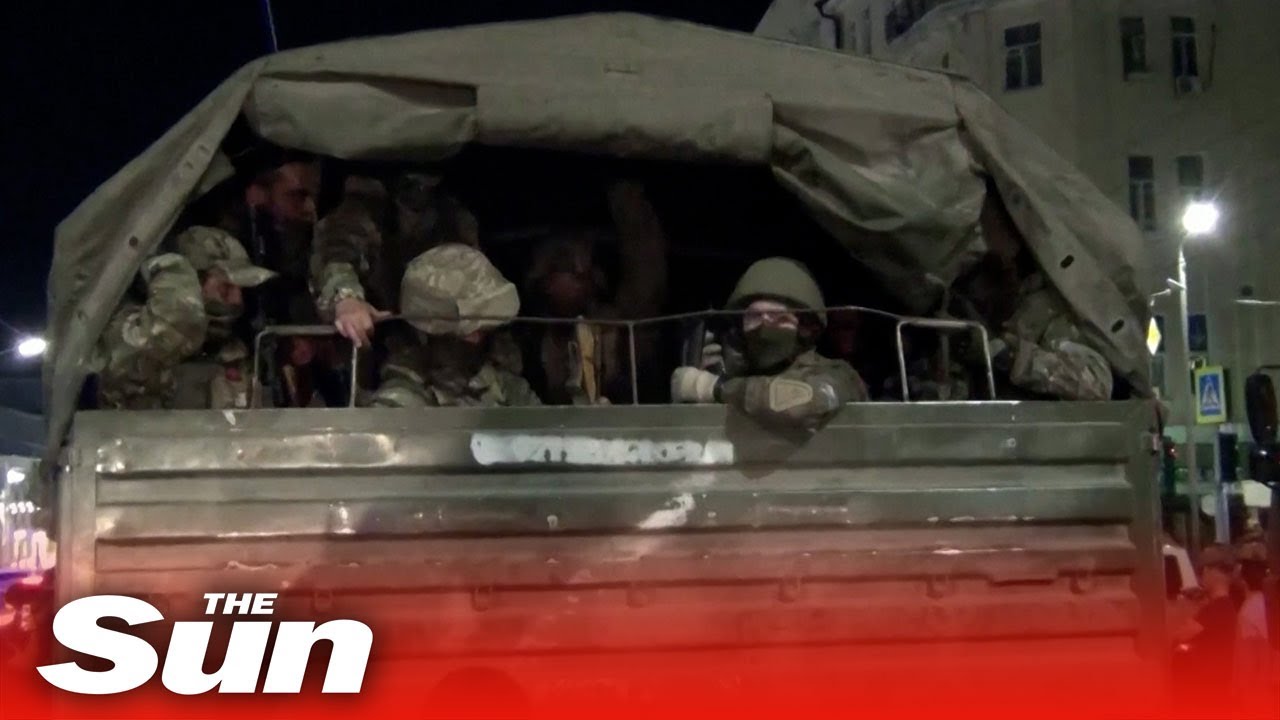 Renegade Wagner mercenary fighters vacate Russian military HQ in Rostov-on-Don