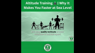 Altitude Training 🏔️  Why It Makes You Faster at Sea Level!