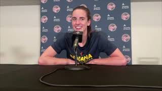 Caitlin Clark, Christie Sides pregame — on first win, playing in Las Vegas and Kate Martin/Iowa bond