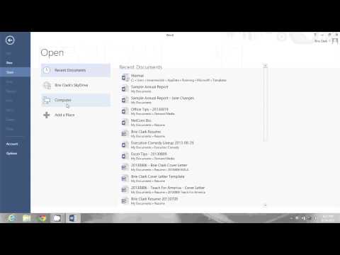 How to Restore Default Blank Documents in Microsoft Word : Microsoft Office Tips