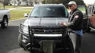 Ford Explorer Grill Guard LED Light Bar Part 2