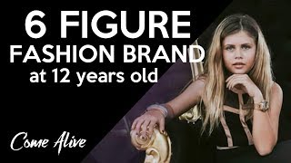Hanalei Swan 6 Figure Fashion Brand @ 12 years old  | Come Alive Ep 04