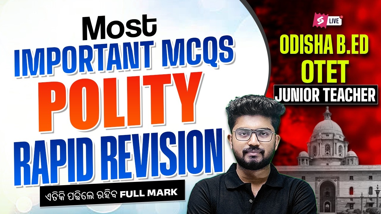 Complete Polity Marathon Class For OTET, RHT, SSB TGT 2026 By Shakti Sir