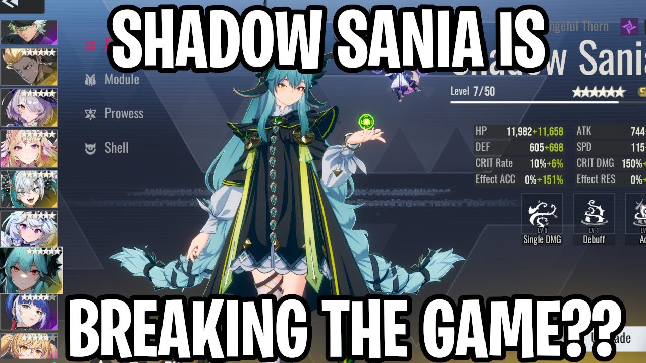 Тень Сании СЛИШКОМ СИЛЬНА? Нужна ли ей переработка? [Этерия: Перезапуск]