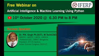 Live Webinar on Artificial Intelligence and Machine learning | IFERP