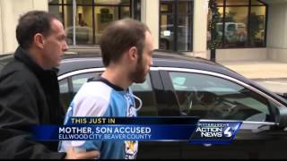 Mother, son accused of killing man in Ellwood City