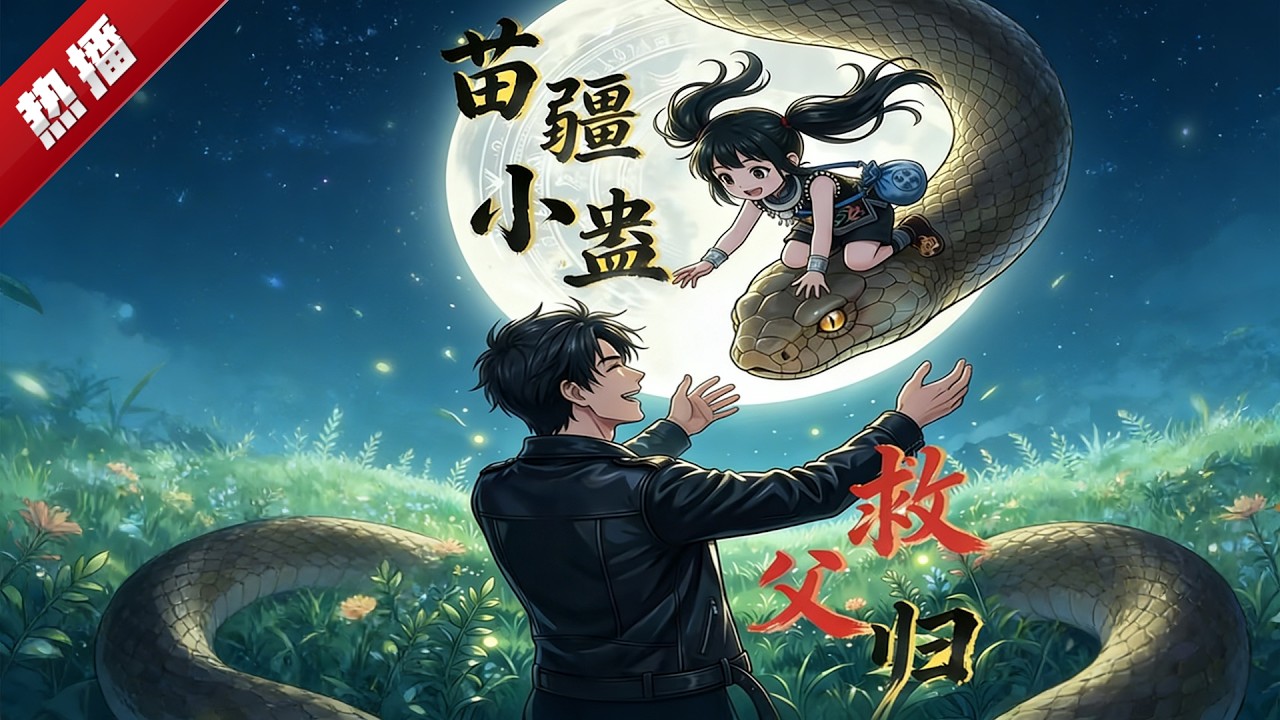 MULTI SUB《苗疆小蠱救父歸》五歲苗疆神娃雷朵朵，身懷龍婆婆親傳蠱術，於是小奶娃帶著蠱蟲們下山救父了，誰敢動我爸，蠱蟲教你做人！ #AI #漫劇 #動漫 #無盡動漫社