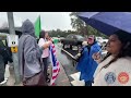 Nordhoff students protest Feb. 6 in support of immigrants in the community