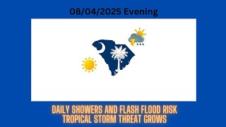 Daily Showers and Flash Flood Risk! Tropical Storm Threat Grows!