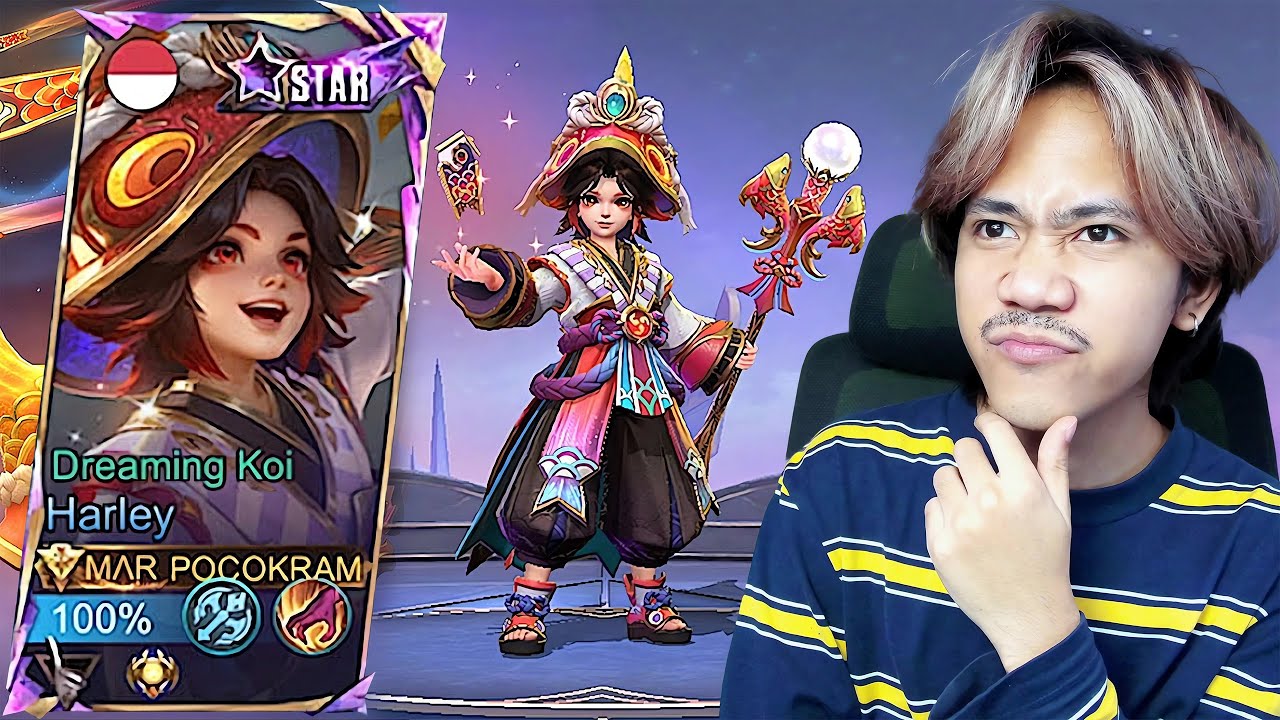 REVIEW SKIN STARLIGHT HARLEY DREAMING KOI - Mobile legends