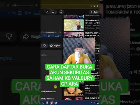 CARA DAFTAR BUKA AKUN SEKURITAS SAHAM KB VALBURY CP ARA secara online fee murah