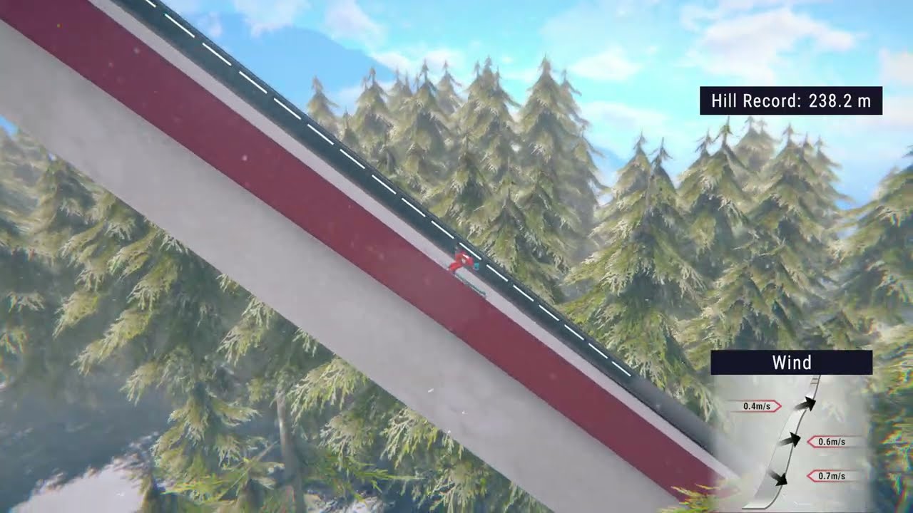 Ski Jumping World Cup (PC Game). Amazing jump! World record 241.8 meters in Oberstdorf!