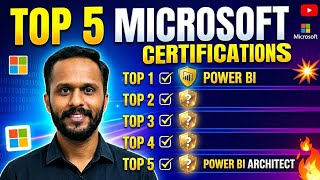 👉 Top 5 Microsoft Certifications to Become a Power BI Architect