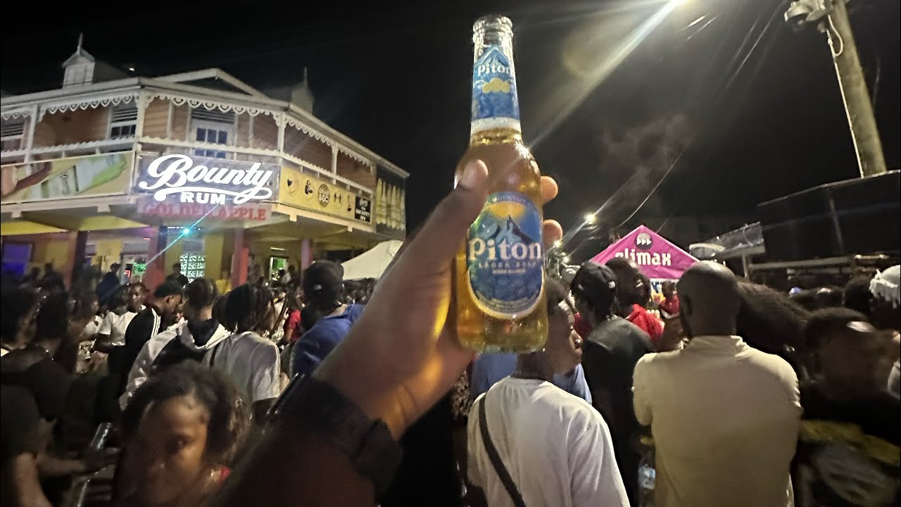 Dough Boy in the Heart of Gros Islet — Vlogathon Night Turn Up!🔥| Vlog 