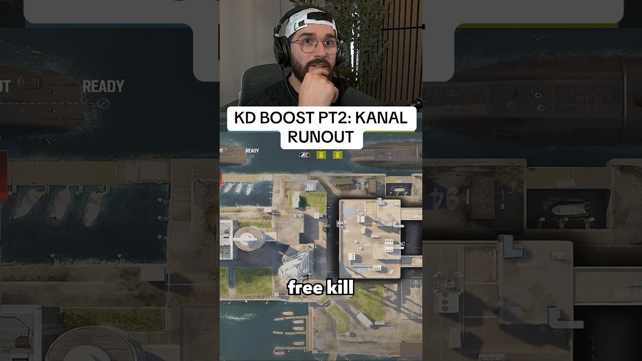 This Runout Will Get you FREE kills on Kanal… #r6 #siege