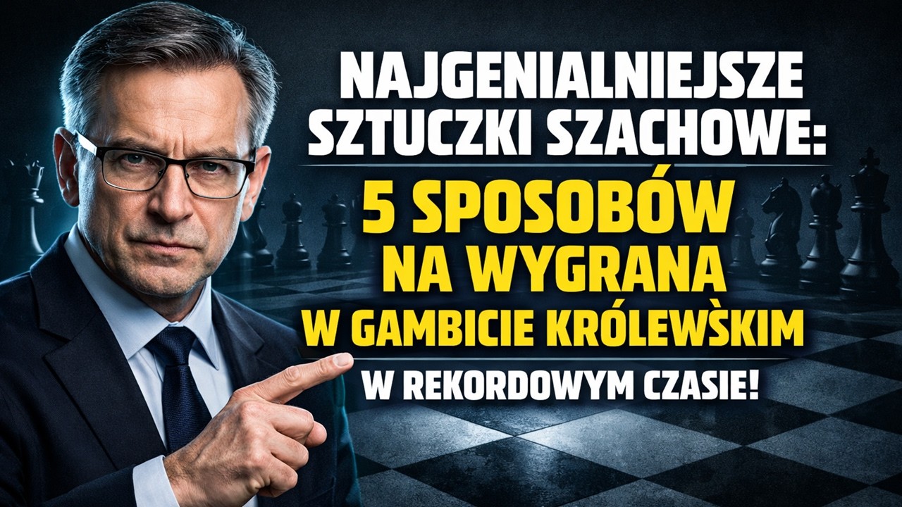 Najgenialniejsze sztuczki szachowe: 5 sposobów na wygraną w Gambicie Królewskim w rekordowym czasie!