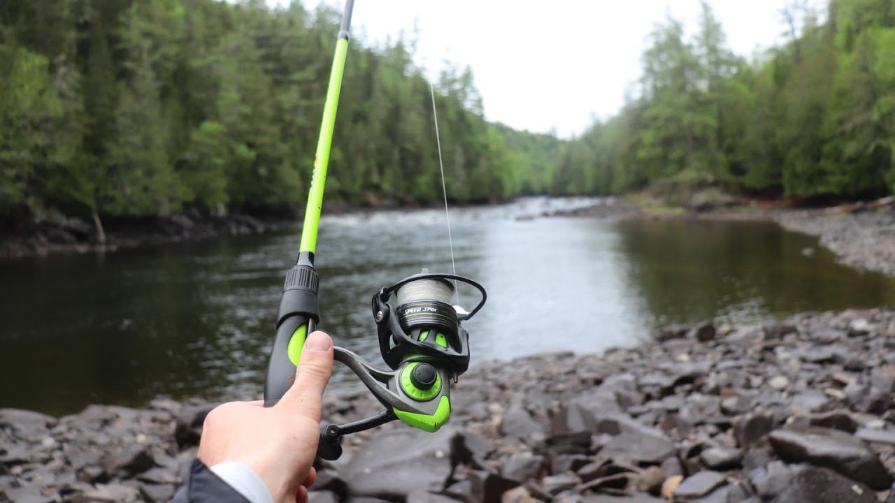 River Fishing ON Slippery Rocks! ( Late Spring Fishing ) YouTube