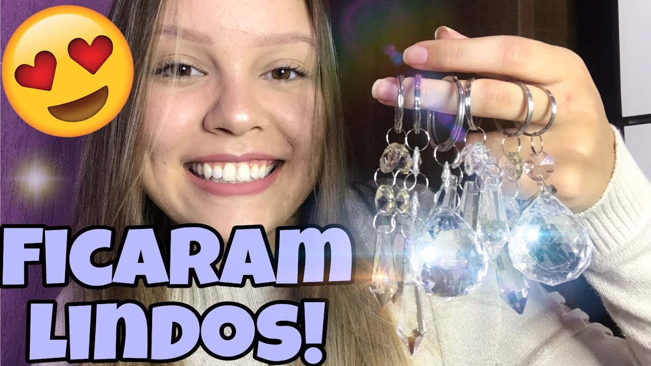 CHAVEIROS DE CRISTAIS | Lembrancinhas para festas !