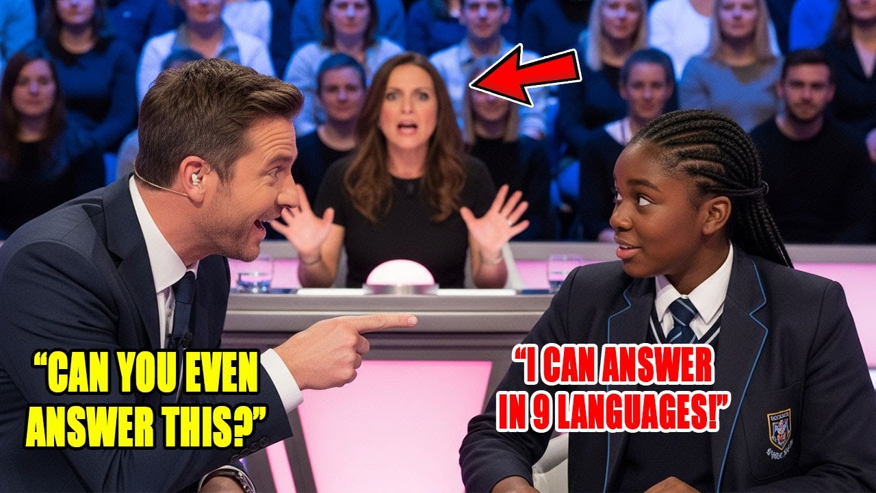 Black Girl Shocks Racist TV Host By Answering In 9 Languages Live On Air