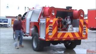 Celebrity NEW!!! Co-poly Off Road Fire Rescue Truck Profile