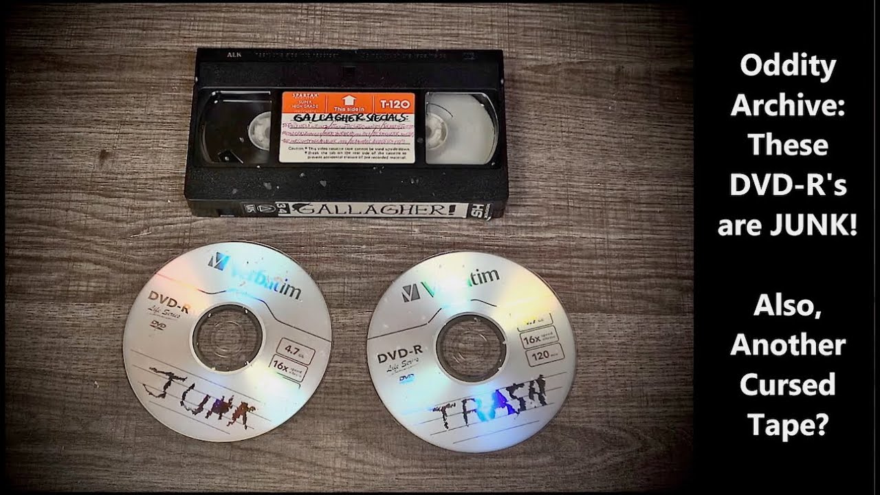 Oddity Archive: Episode 290.3 – These DVD-R's are JUNK!/Another