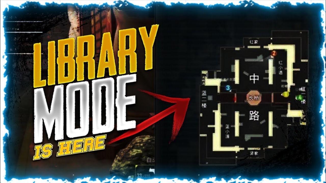 Pubg mobile New Map LIBRARY | Amazing new gun mode library gameplay | pubg mobile