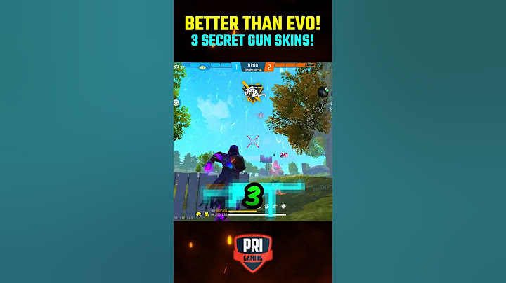 3 Secret Gun Skins Better Than Evo Guns! 🤔 #shorts #freefire