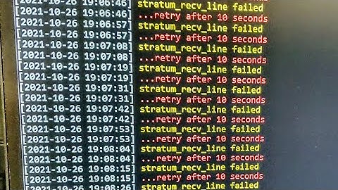 How to fix "stratum_recv_line failed" error when mining Raptoreum on 1.1.9