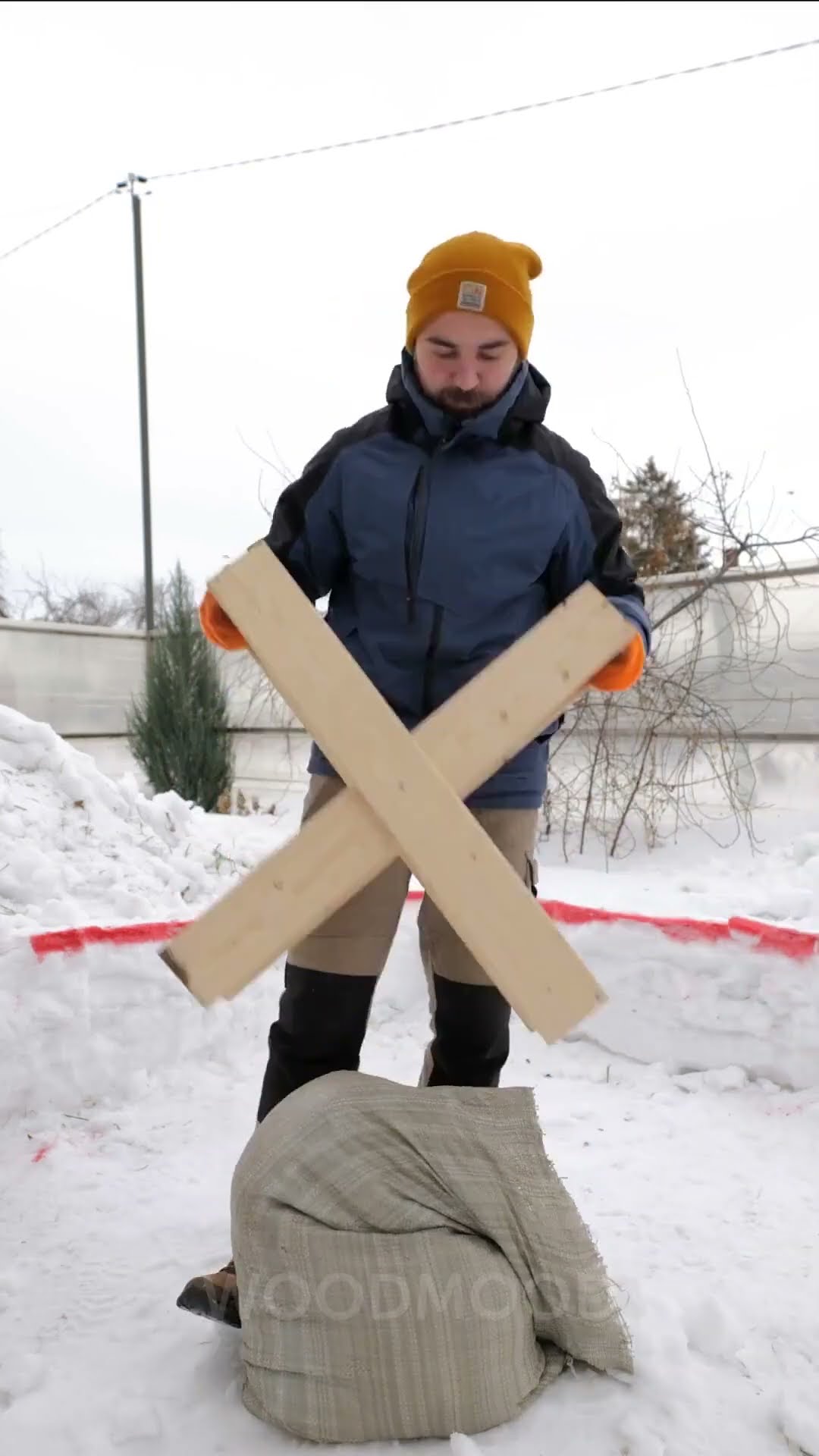 How to make your own DIY winter shelter