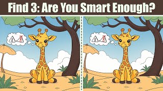 Spot The Difference : Find 3 - Are You Smart Enough? | Find The Difference #255