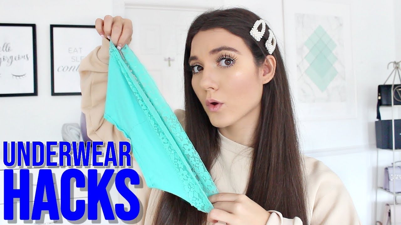 UNDERWEAR Hacks EVERY Girl Must Know ! 8 UNDERWEAR You NEED In Your