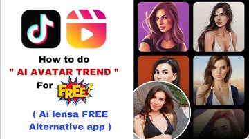 How to create AI AVATAR for FREE | 100% FREE Ai avatar generator | Lensa Ai alternative app