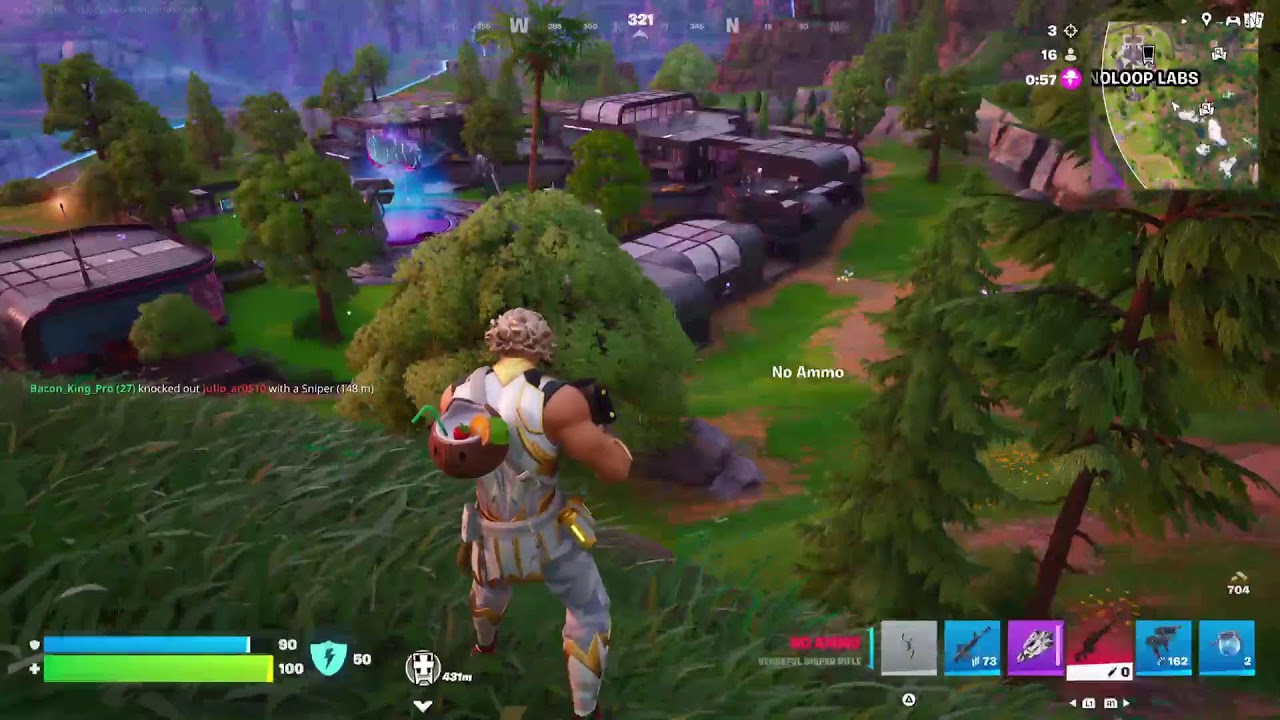 Fortnite daily Quest - Chapter 7 Season 1 - Solo no build - Dec 4, 2025