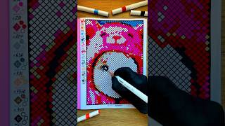 Coloring page from “Color by Number - Babies' #colorbynumber #coloringbook #adultcoloring