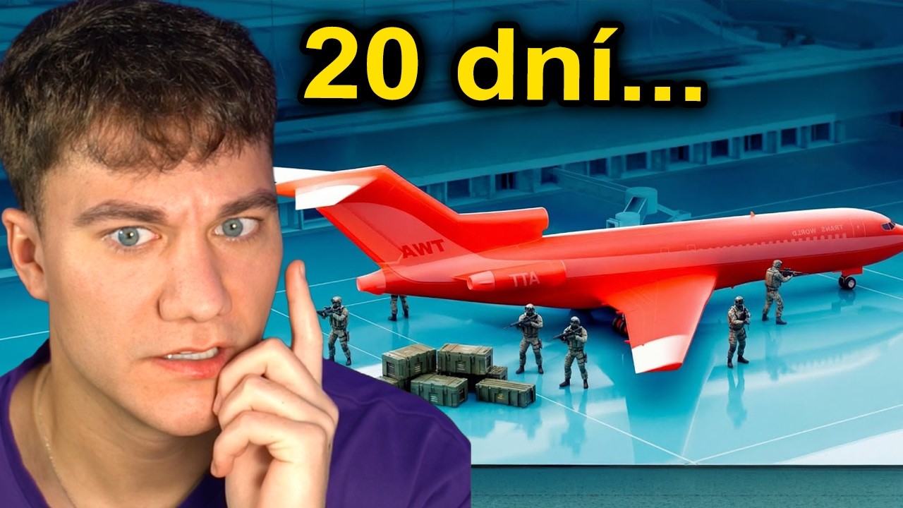 ÚNOS LETADLA KTERÝ TRVAL 20 DNÍ...